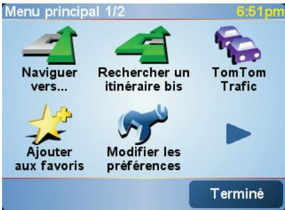TOMTOM ONE - Menu principal - 1