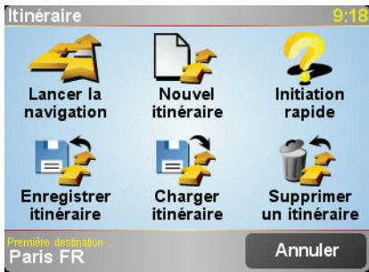 TOMTOM ONE - Commencer à utiliser un itinétaire - 1