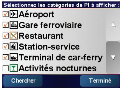 TOMTOM ONE - Affichage des PI (Points d'intérêt) sur la carte - 2