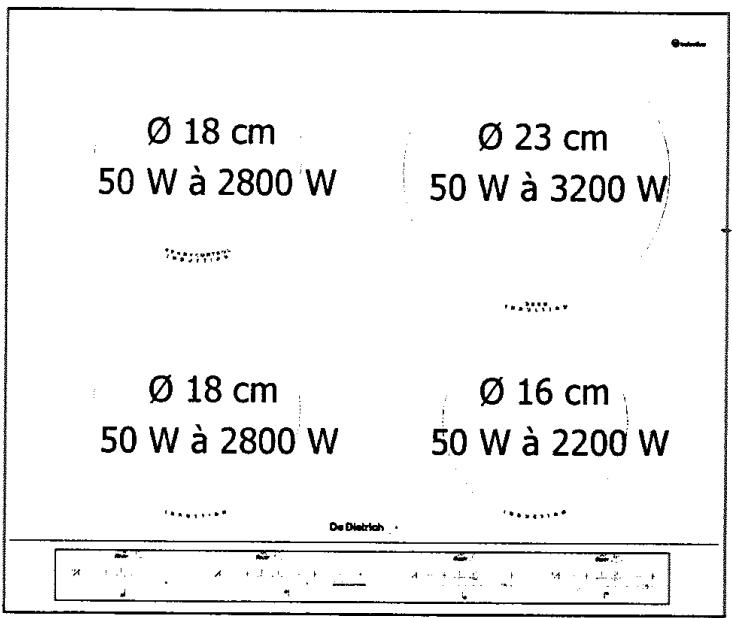 DE DIETRICH DTI 305 XE1 INOX - Utilisé votre table en toute simplicité - 2