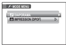 FUJIFILM S2500 - Utilisation du menu f-mode - 1