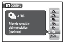FUJIFILM S2500 - Choisissez un mode de prise de vue en continu. - 2
