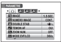 FUJIFILM S2500 - Affichez le menu de configuration. - 1