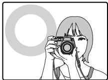 FUJIFILM S2500 - Comment tenir l'appareil photo - 1