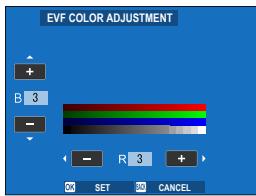 DARTY FUJIAPN HYBRIDEX-1T5 - EVF COLOR ADJUSTMENT - 1