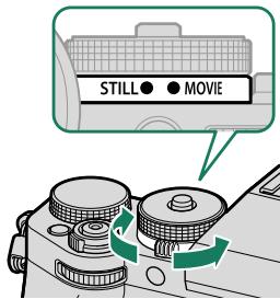 DARTY FUJIAPN HYBRIDEX-1T5 - STILL/MOVIE mode dial - 1