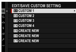 DARTY FUJIAPN HYBRIDEX-1T5 - Copying Custom Settings - 2