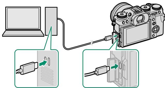 DARTY FUJIAPN HYBRIDEX-1T5 - Connecting the Camera and Computer - 1