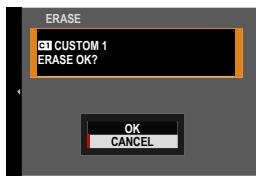 DARTY FUJIAPN HYBRIDEX-1T5 - Deleting Custom Settings - 4