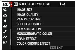 DARTY FUJIAPN HYBRIDEX-1T5 - IMAGE QUALITY SETTING (Still Photography) - 1