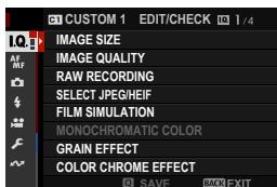 DARTY FUJIAPN HYBRIDEX-1T5 - Editing Custom Settings - 4