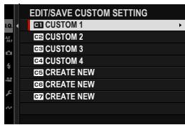DARTY FUJIAPN HYBRIDEX-1T5 - Deleting Custom Settings - 2