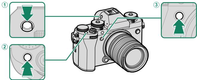 DARTY FUJIAPN HYBRIDEX-1T5 - Front-of-Camera Function Buttons - 1