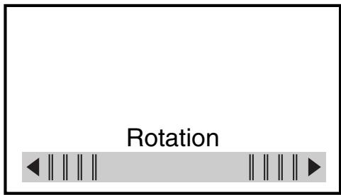 HITACHI PW2 - Appuyer sur le bouton Rotation. - 1