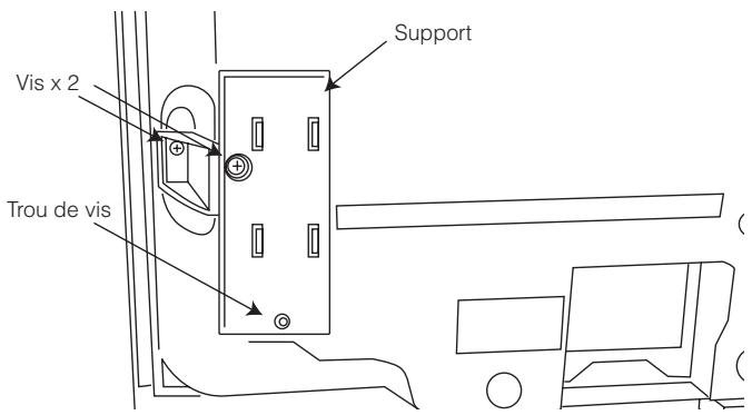 HITACHI PW2 - Fixer le support de l'entrée latérale. - 1