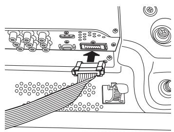 HITACHI PW2 - Précautions à prendre lors du branchement de l'écran au support - 3