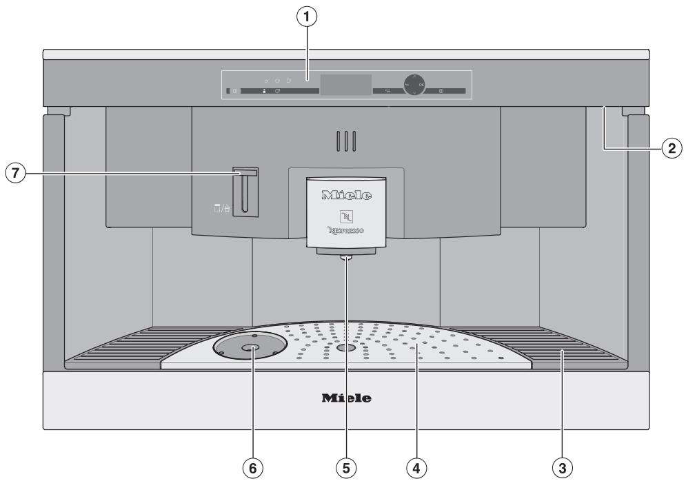MIELE CVA 6431 INOX - Vue extérieure - 1