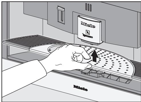 MIELE CVA 6431 INOX - Plaque d'égoutage et tôle d'égoutage - 1