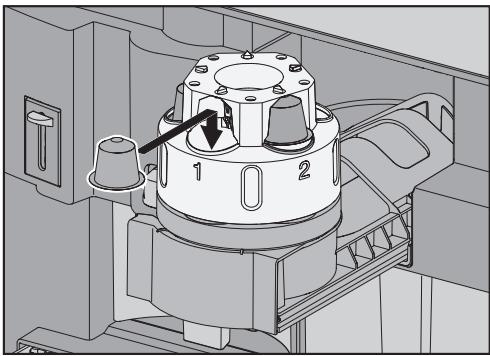 MIELE CVA 6431 INOX - Remplir le carrousel - 2