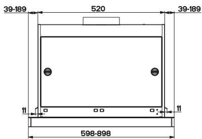 ROBLIN SL655 5103006 BL - Encombrement - 1
