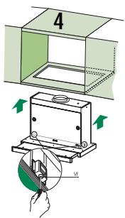 ROBLIN SL655 5103006 BL - Perçage du Plan de support et Montage de la Hotte - 4