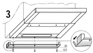 ROBLIN SL655 5103006 BL - Perçage du Plan de support et Montage de la Hotte - 3