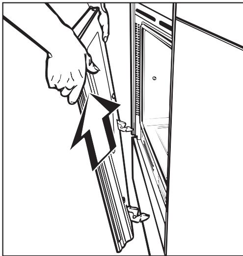 MIELE H332BPC - Démontage de la porte du four - 2