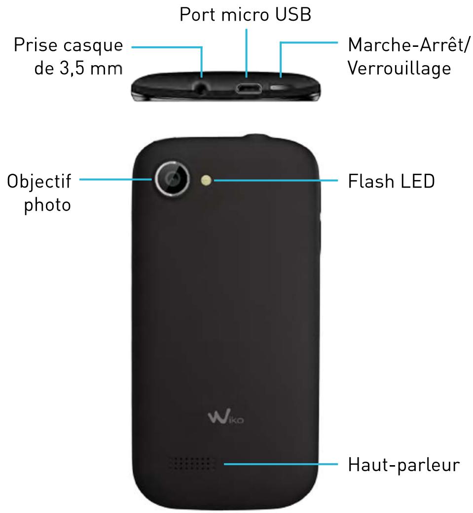 WIKO CINK SLIM 2 NOIR - Découvir votre téléphone - 2