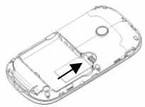 ZTE R237 LS Noir - Insertion de la carte SIM - 1