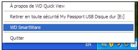 WESTERN DIGITAL WDBM5MO0010BBK-EE - Ouverture du logiciel WD SmartWare - 1