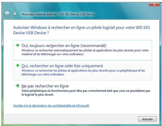 WESTERN DIGITAL WDBM5MO0010BBK-EE - Installation du pilote automatiquement - 2