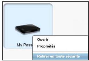 WESTERN DIGITAL WDBM5MO0010BBK-EE - Déconnexion du lecteur en toute sécurité - 2