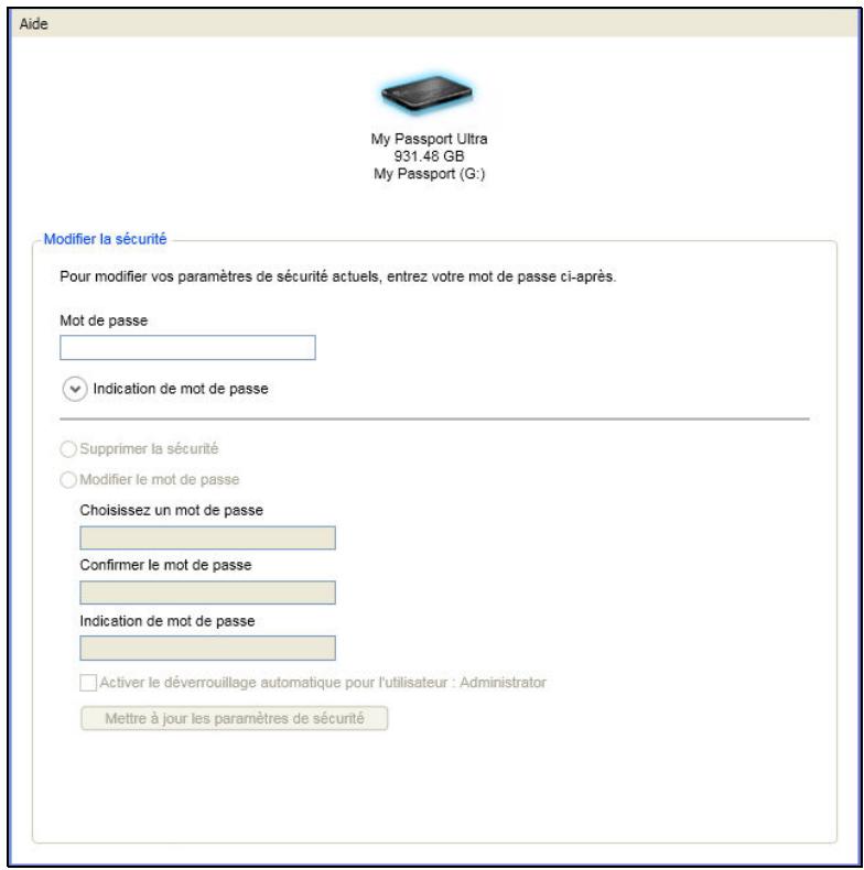 WESTERN DIGITAL WDBM5MO0010BBK-EE - Modification de votre mot de passer - 1