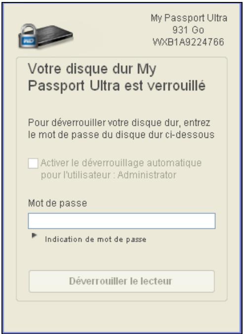 WESTERN DIGITAL WDBM5MO0010BBK-EE - Déverrouillage du disque dur avec l'utilitaire WD Drive Unlock - 1