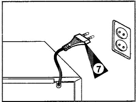 TOSHIBA V444EF - Connectez le magnétoscope au téléviseur - 7