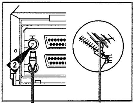 TOSHIBA V444EF - Connectez le magnétoscope au téléviseur - 4