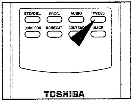 TOSHIBA V444EF - Basculez entre les modes TV et VCR - 3