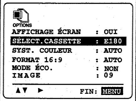 TOSHIBA V444EF - Sélectionnez le type de cassette - 3