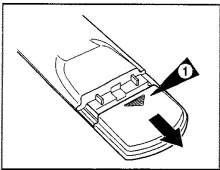 TOSHIBA V444EF - Insérez les piles dans la télécommande - 2