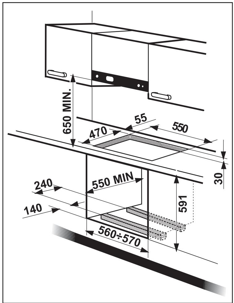 ARTHUR MARTIN TG 4057 MR - Au-dessus d'un four - 1