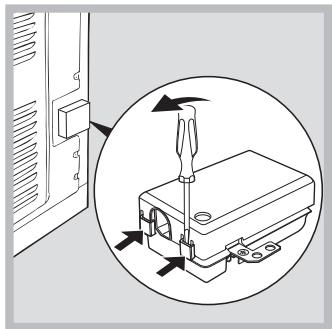 HOTPOINT H63ILMPA1(X)F - Montage du cordon d'alimentation - 1