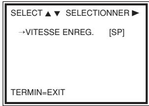 PHILIPS 14PVv112 - Sélection de la vitesse d'enregistrement (SP - Standard Play ou LP - Long Play) - 1