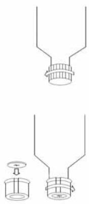 ALPATEC F 10 FC ARGENT - 1-CHARGEMENT DE LA Bouteille - 1
