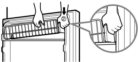 LG-GOLDSTAR GR B2188 - Panier basculant de porte - 2