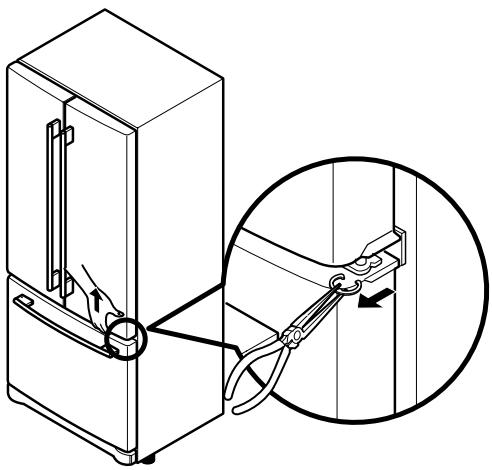 LG-GOLDSTAR GR B2188 - Alignement de la porte - 1