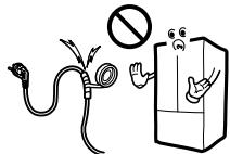 LG-GOLDSTAR GR B2188 - Pour réduire le risque d'incendie, de chocolélectrique ou de blessures lors de l'utilisation de votre produit, les mesures de sécurité de base, dont les suivantes, doivent être respectées: - 1