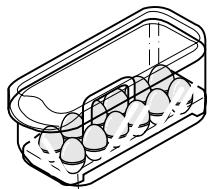 LG-GOLDSTAR GR B2188 - PORTE-OEUFS (Optionel) - 1