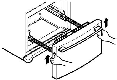 LG-GOLDSTAR GR B2188 - Extraction du tiroir détachable - 3