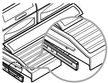 LG-GOLDSTAR GR B2188 - Pour réinstaller le Glide N Serve (Glissez et servez): - 1
