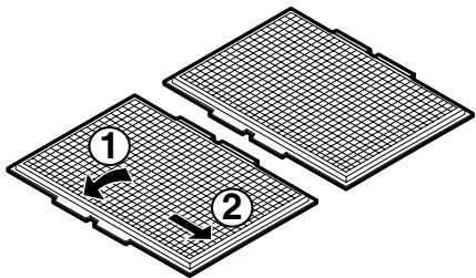 LG-GOLDSTAR GR B2188 - COUVERCLE DU BAC AVEC GRILLE SUR LA SURFACE INTÉRIEURE - 2
